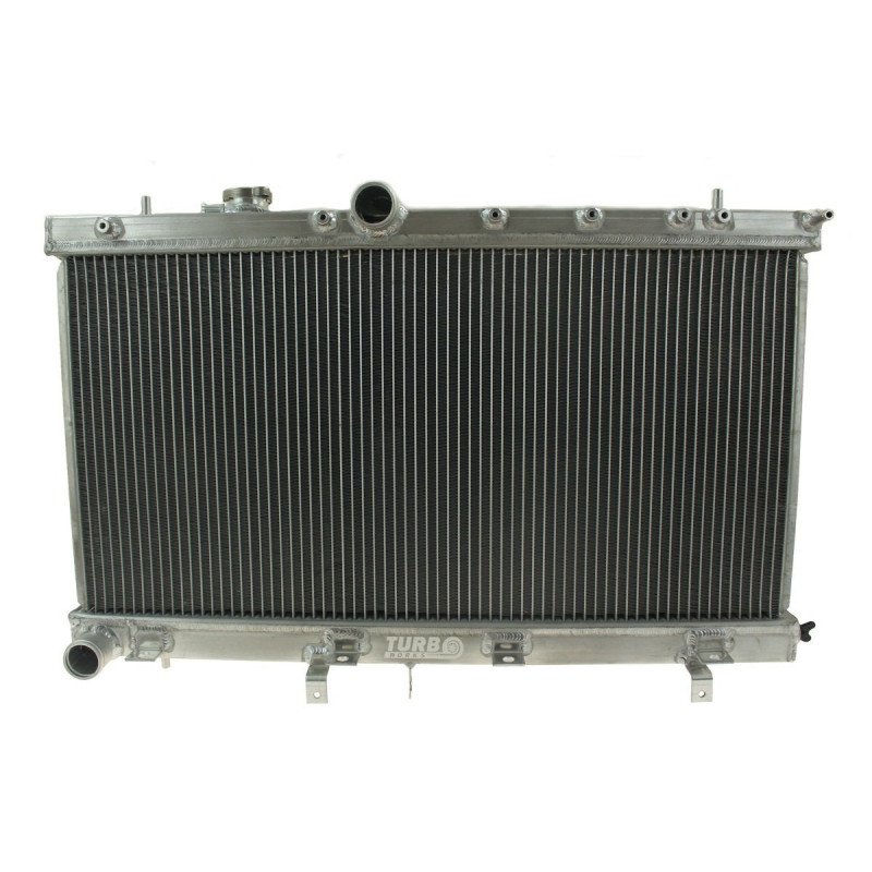 Спортен радиатор за охлаждане от пълна сплав с капачка за налягане за Subaru Impreza WRX/STI 2001-2008