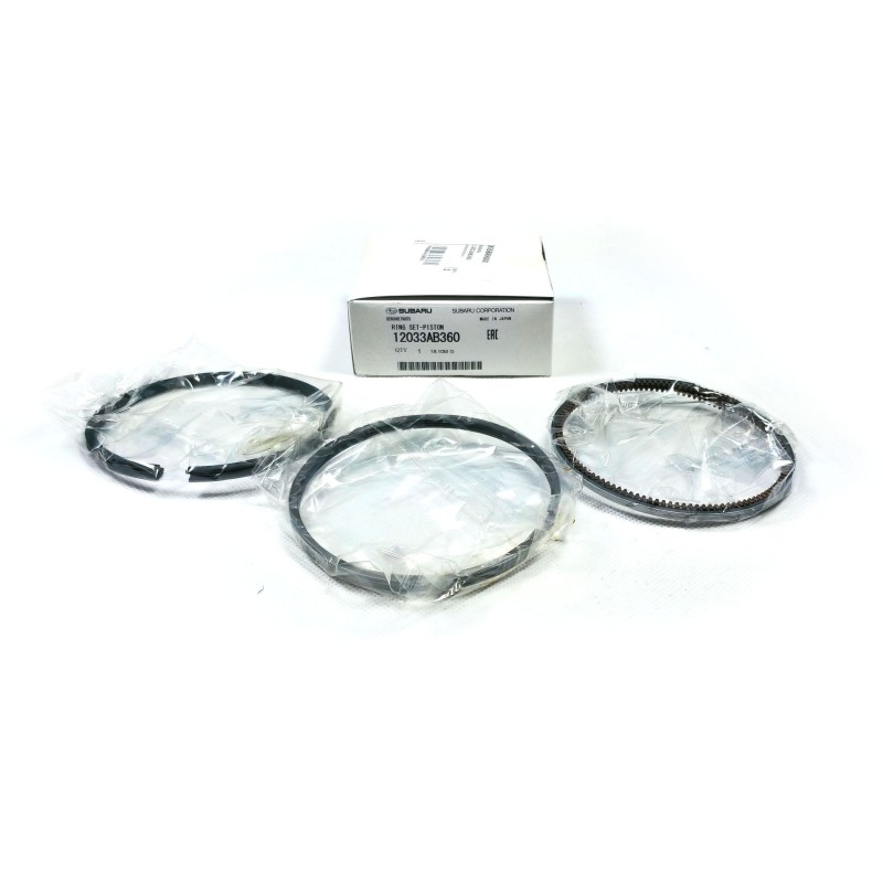 Juego de anillos de pistón originales +0,50 para Subaru Impreza / Legacy / Outback / Forester 2.5 SOHC y Turbo / 12033AB350