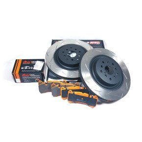 FRONT Brakes DBA T3 Discs and Xtreme Performance Pads for WRX STI 6pot 340mm