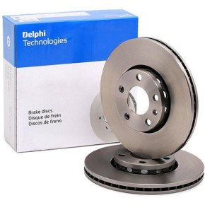 Galinių stabdžių diskas Delphi, skirtas Subaru XV / Impreza 2017-