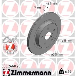 Zimmermann aizmugurējie bremžu diski Subaru Levorg / Legacy / Outback / 26700AL010