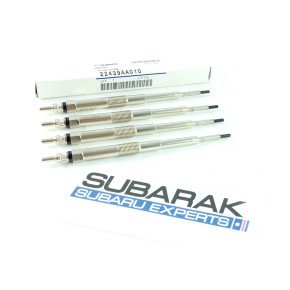Original Subaru Glow Plug Set passar Impreza/Forester/Legacy Diesel 22439AA010