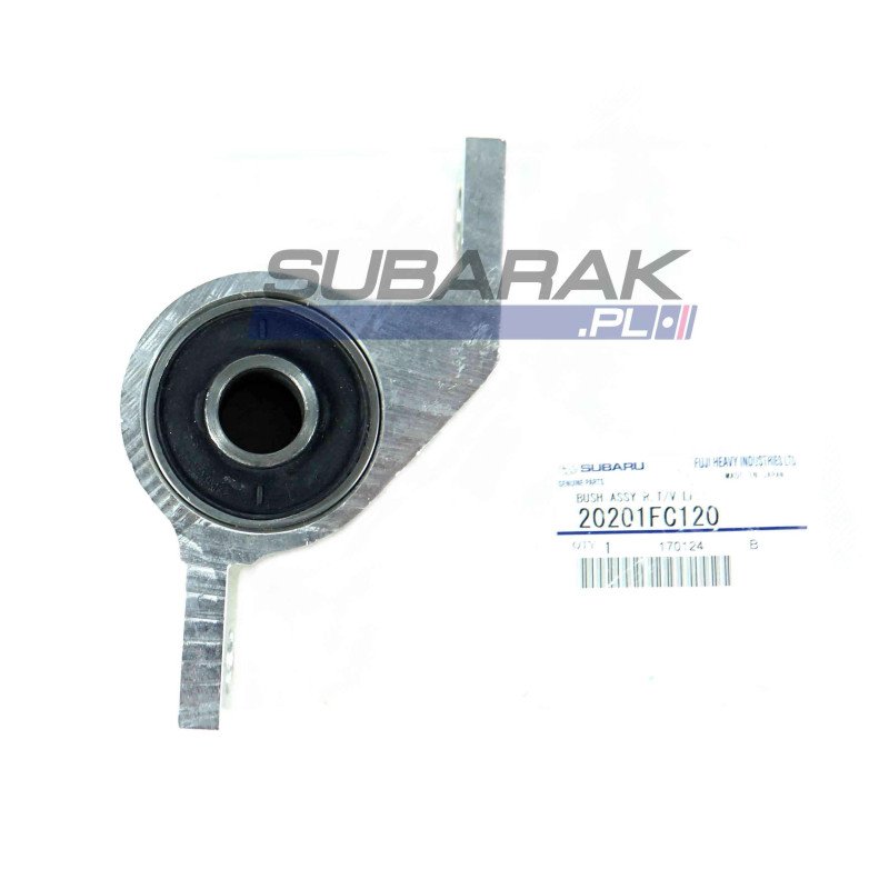 Aito Subaru etujousituksen poikittaislenkin (ohjausvarren) takapuskuri 20201FC120 (OIKEA PUOLI)