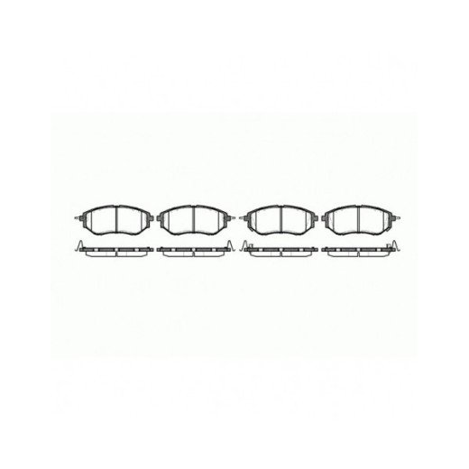 REMSA Brzdové destičky zadní pro Subaru Impreza / Forester / Legacy