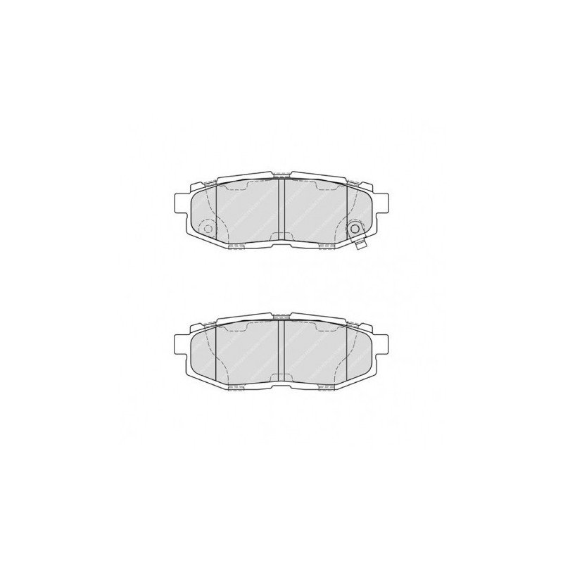 REMSA Brzdové doštičky zadné vhodné pre Subaru Forester / Legacy / Tribeca