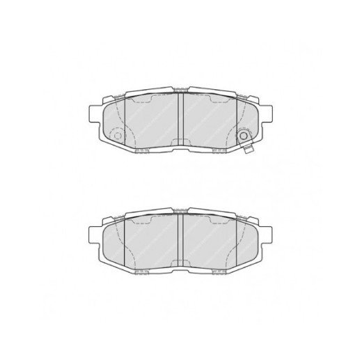 REMSA Brzdové doštičky zadné vhodné pre Subaru Forester / Legacy / Tribeca