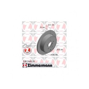 Zimmermann 286mm disques de frein arrière pour Subaru Impreza / Forester