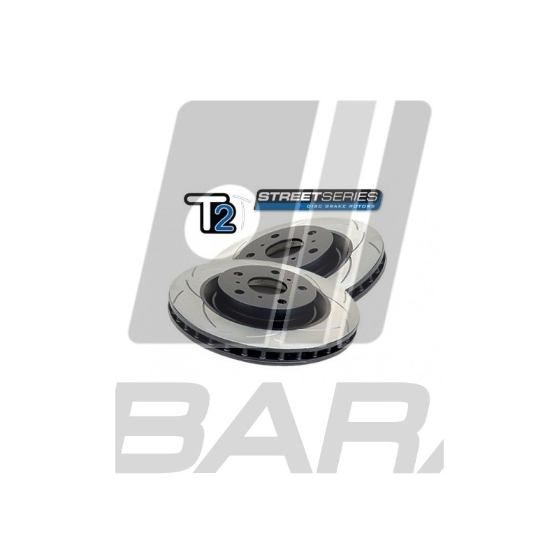 DBA Street T2 286mm bromsskivor bak passar Subaru Impreza / Forester / Legacy / BRZ