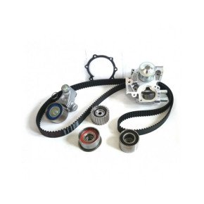 Tminig belt kit with water pump for Subaru Impreza / Legacy / Forester. Two water connections at one side, SOHC engines