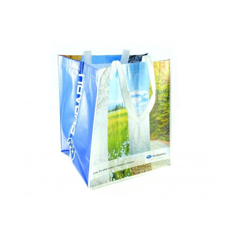 Ekologiškas pirkinių maišelis su "Subaru" logotipais